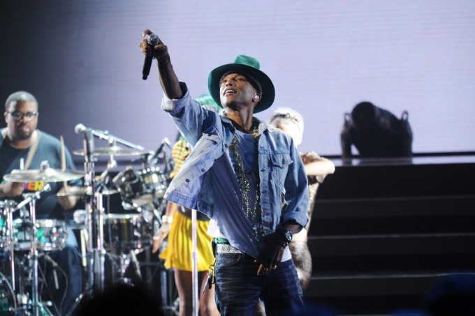 Pharrell Performs For The "American Express Unstaged" Music Series, Directed By Spike Lee, Live Streamed From The Apollo Theatre